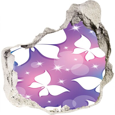 Díra 3D fototapeta nástěnná Květinový sen v růžových tónech