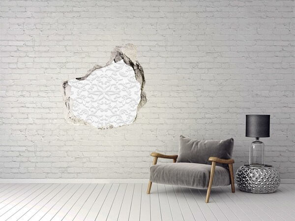 Díra 3D fototapeta na stěnu Ornamenty