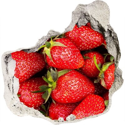 Samolepící nálepka beton Sladké jahody v betonu