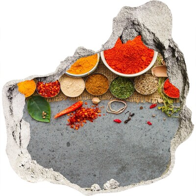 Samolepící nálepka Kuchyně plná koření