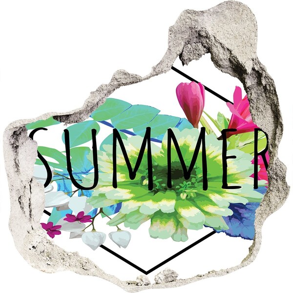 Fototapeta díra na zeď Letní květinová exploze