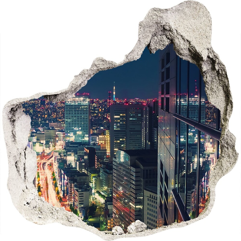 Fototapeta díra na zeď 3D Tokio Japonsko