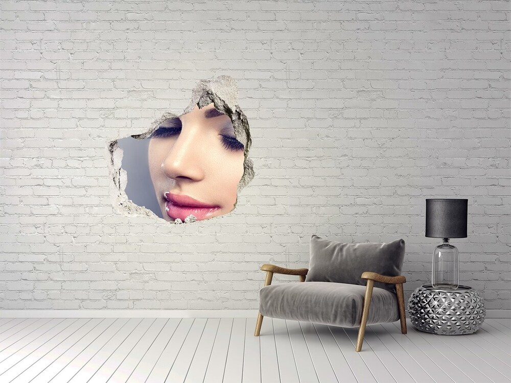 Fotoobraz díra na stěnu Ideální make up