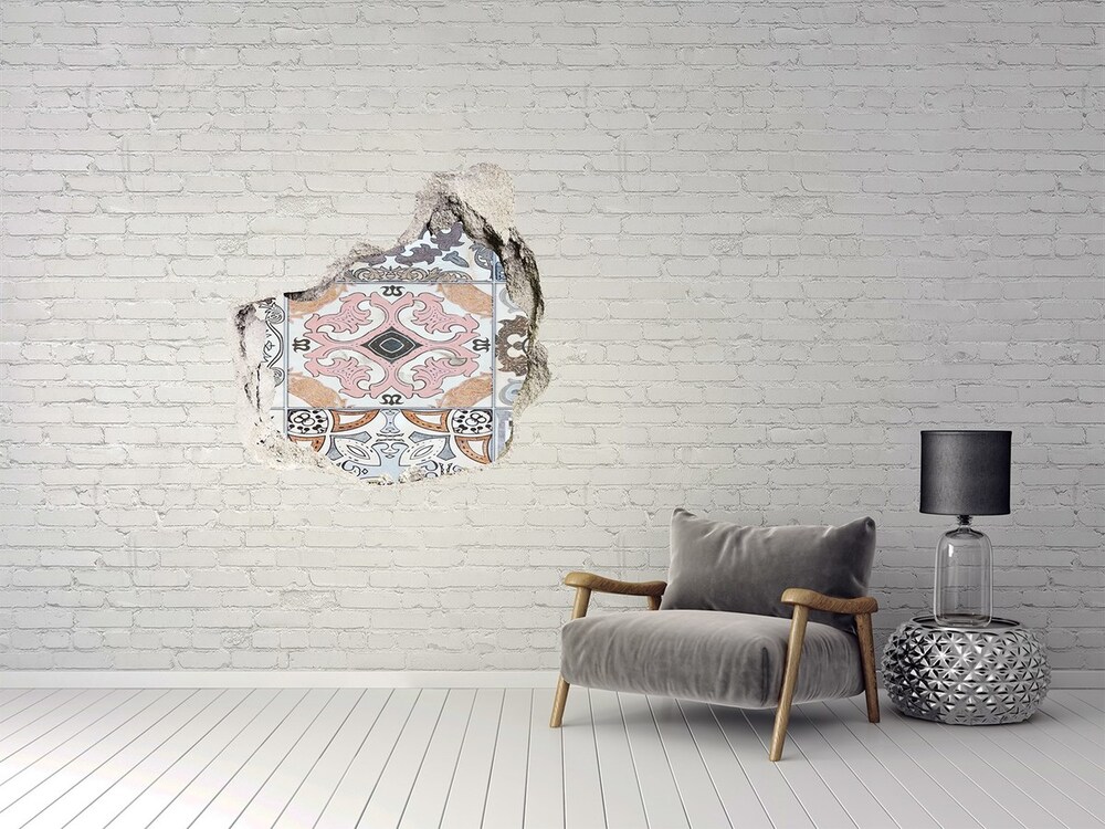 Fotoobraz díra na stěnu Keramické obkladačky