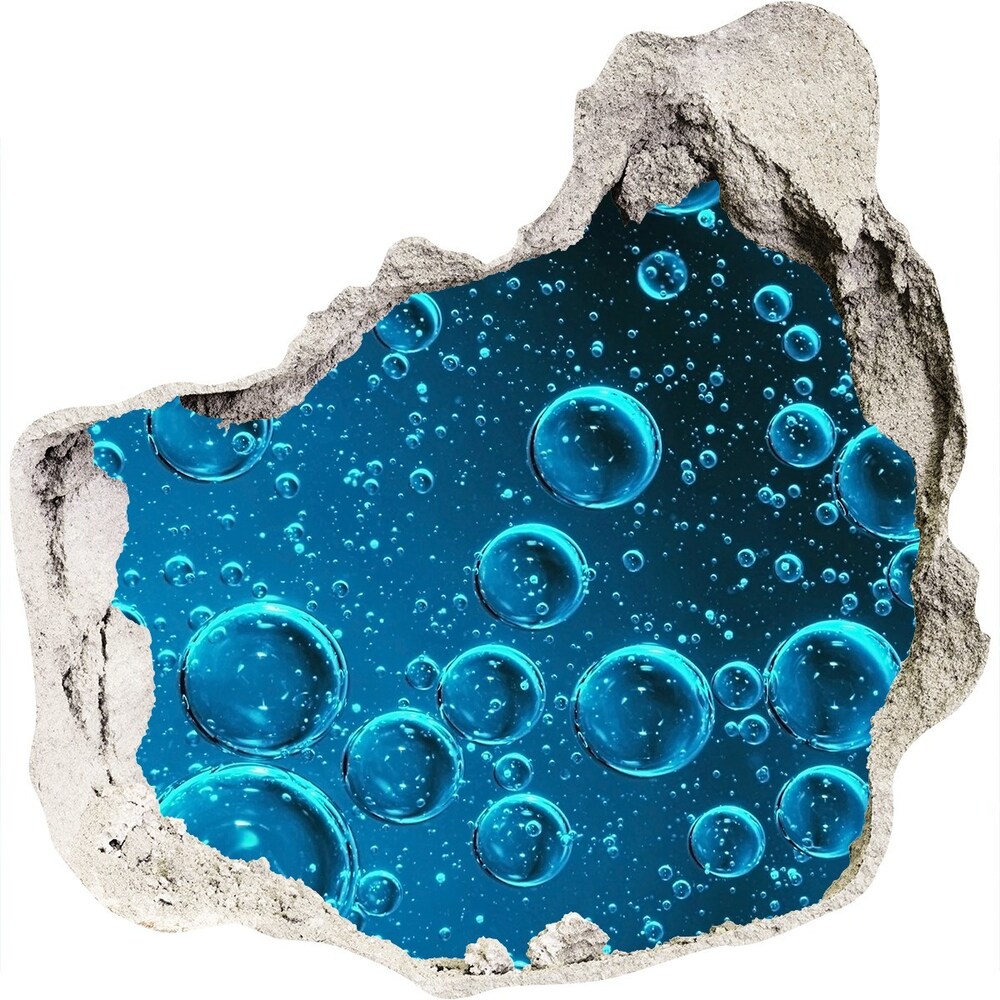 Fototapeta díra na zeď Bubliny pod vodou