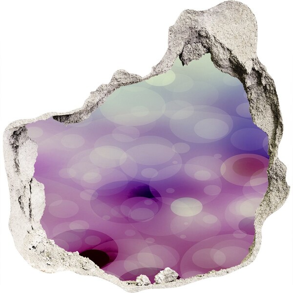 Samolepící díra na stěnu Barevná díra ve zdi