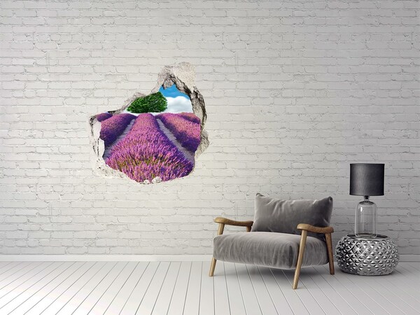 Nálepka fototapeta 3D na zeď Pole levandule