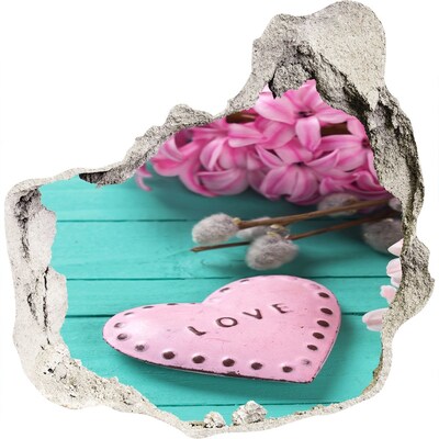 Samolepící díra na stěnu Srdce plné lásky