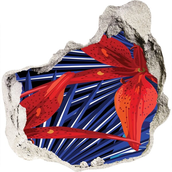 Fototapeta díra na zeď Květinový záblesk barev