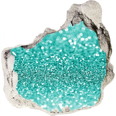 Fototapeta díra na zeď 3D Perlivá voda v díře ve zdi