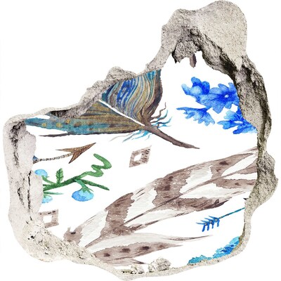 Díra 3D foto tapeta nálepka Tajemná oáza v džungli