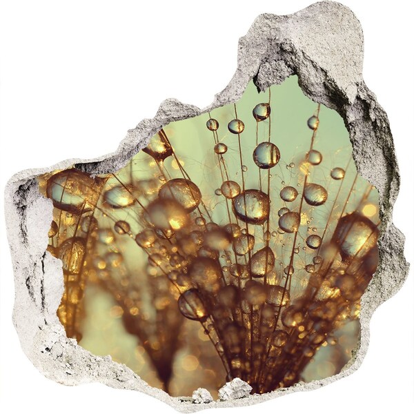 Samolepící díra na stěnu Kapky na jemné vlasy