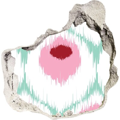 Fototapeta díra na zeď Zvuková iluze v betonu