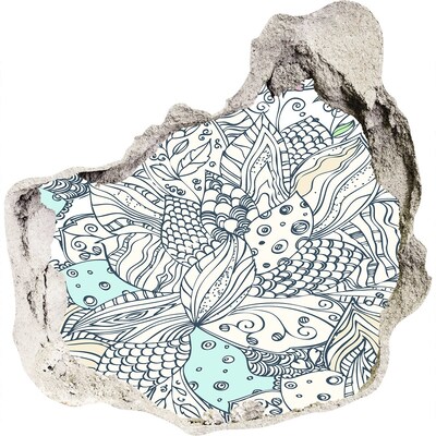 Fototapeta díra na zeď 3D Barevný svět přírody