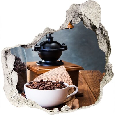 Fototapeta díra na zeď Káva v domácí kavárně