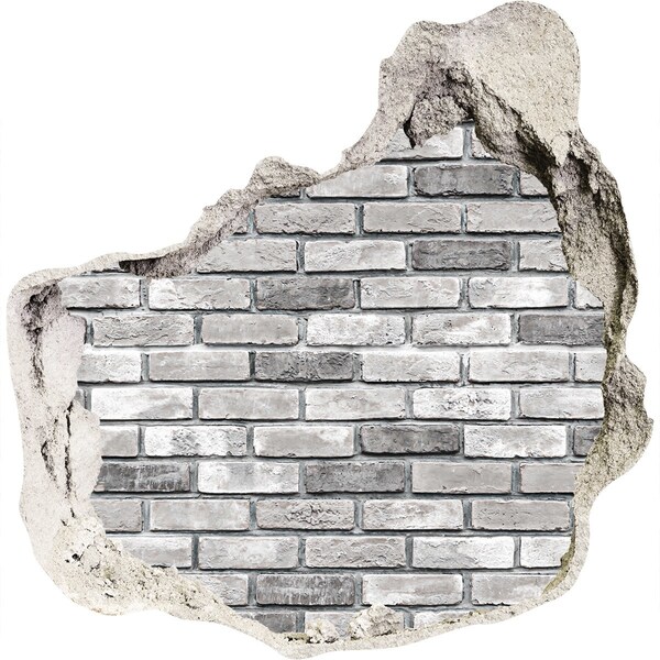 Nálepka fototapeta 3D na zeď Zničená cihlová zeď