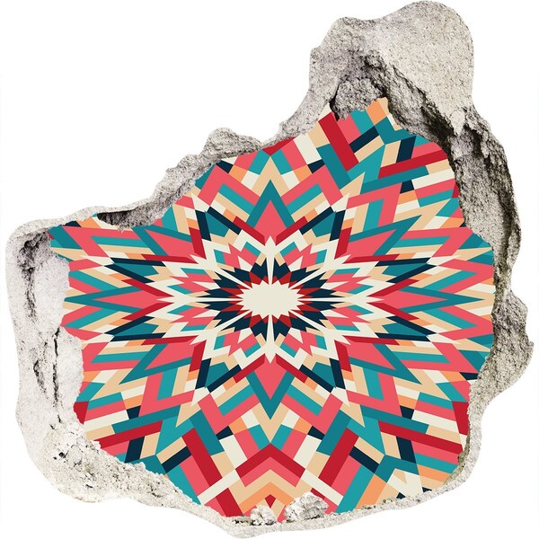 Nálepka fototapeta 3D výhled Geometrie v díře