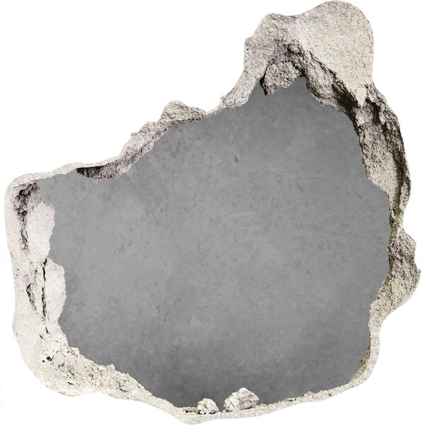 Díra 3D fototapeta nálepka Popraskaná zeď s výhledem na beton