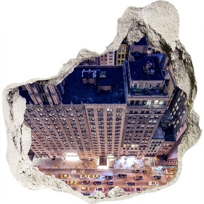 Samolepící nálepka na zeď New York noc