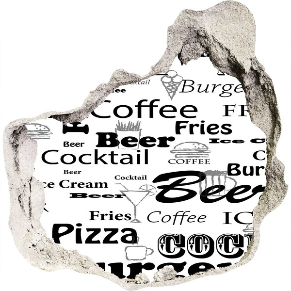 Samolepící díra na stěnu Kulinářský chaos