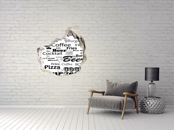 Samolepící díra na stěnu Kulinářský chaos