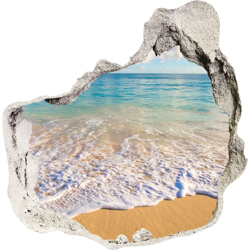 Fotoobraz díra na stěnu Hawajská pláž