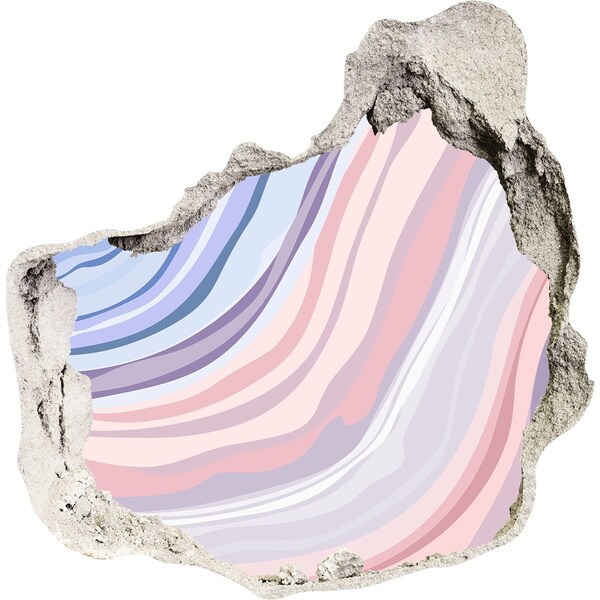 Fototapeta díra na zeď Barevná díra ve zdi