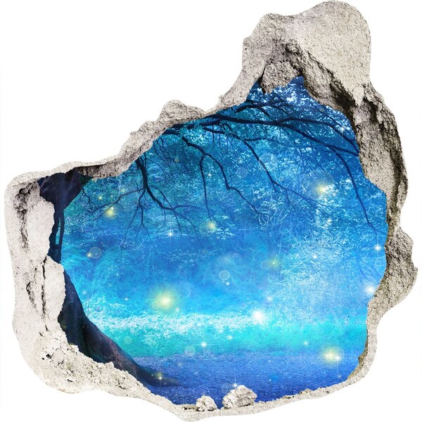 Fototapeta díra na zeď Kouzelný les v měsíčním světle