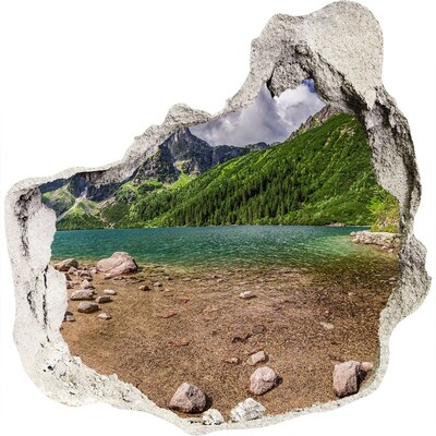 Samolepící díra na stěnu Jezero v horách