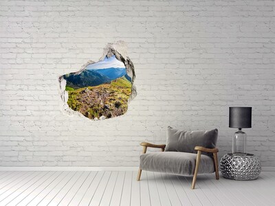 Samolepící díra na stěnu Horské panorama