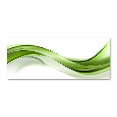 Foto obraz akrylový do obýváku Zelená vlna