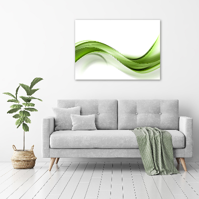 Foto obraz akrylový do obýváku Zelená vlna