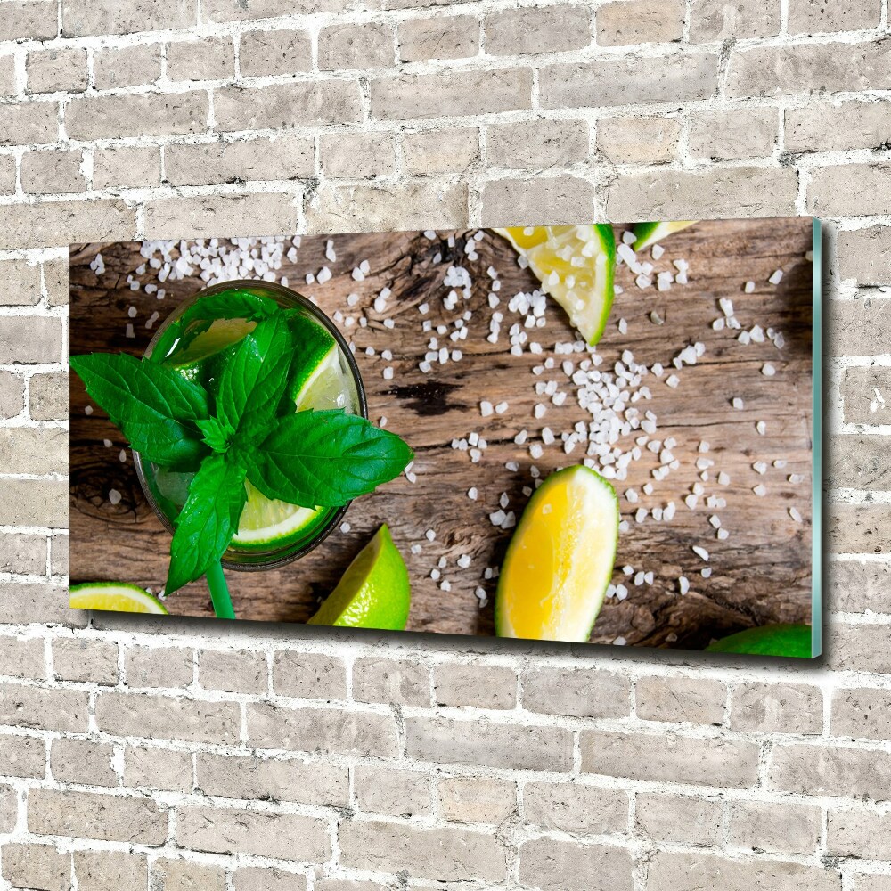 Moderní foto-obraz akryl na stěnu Mochito