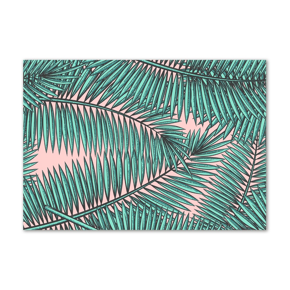 Foto obraz akrylové sklo Listí palmy