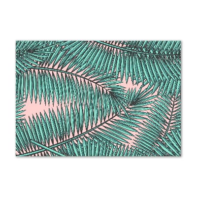 Foto obraz akrylové sklo Listí palmy