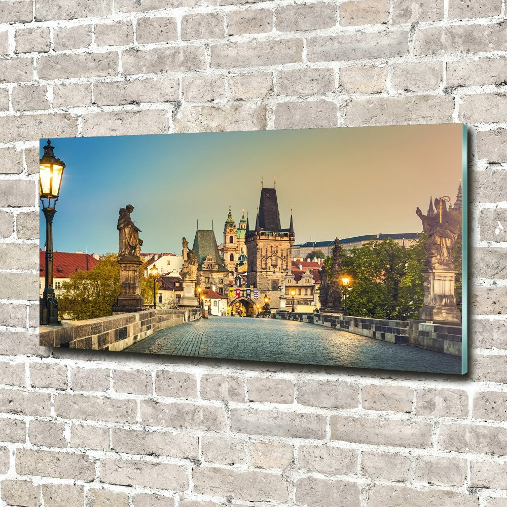 Foto obraz akrylový na stěnu Most Praha