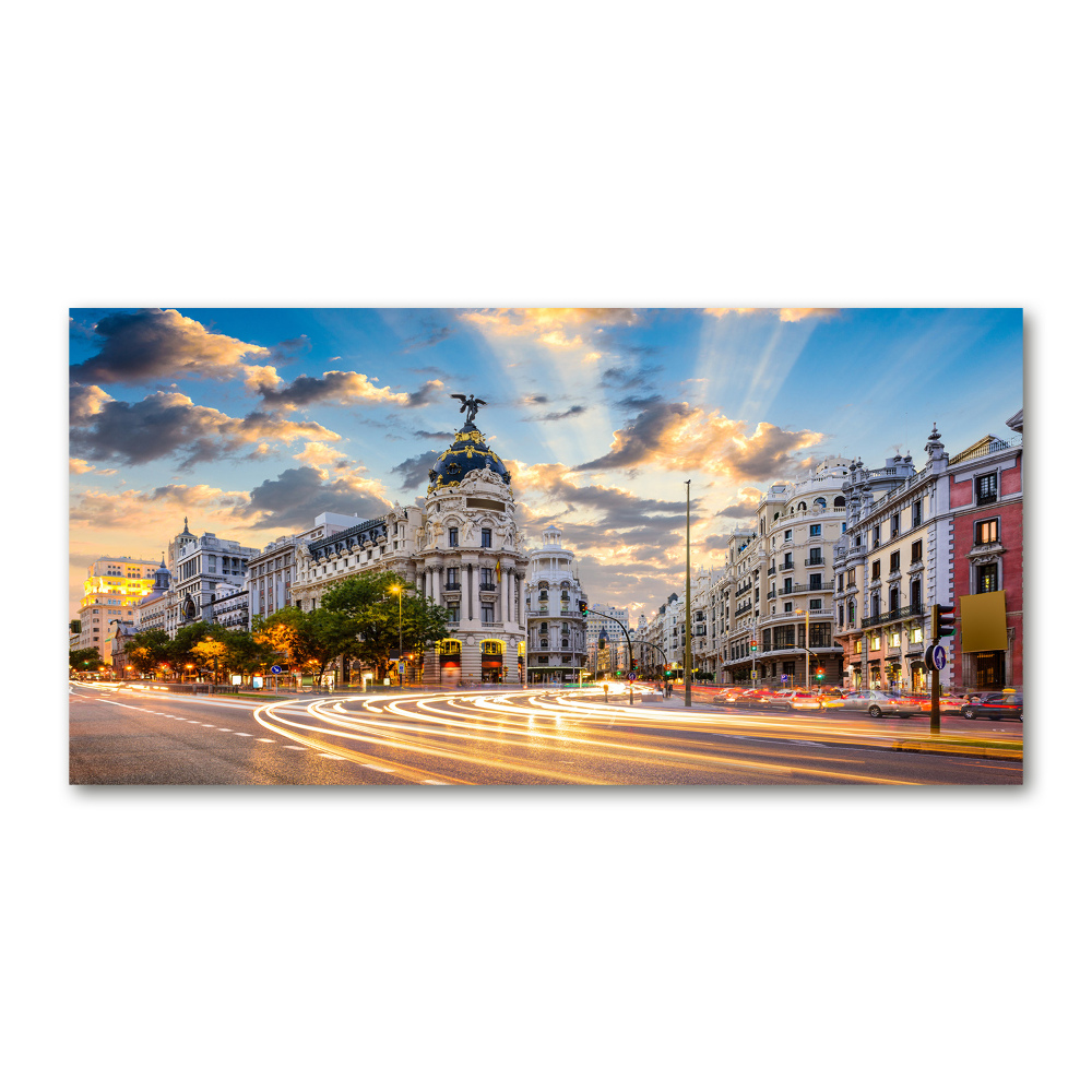 Moderní akrylový fotoobraz Madrit Španělsko