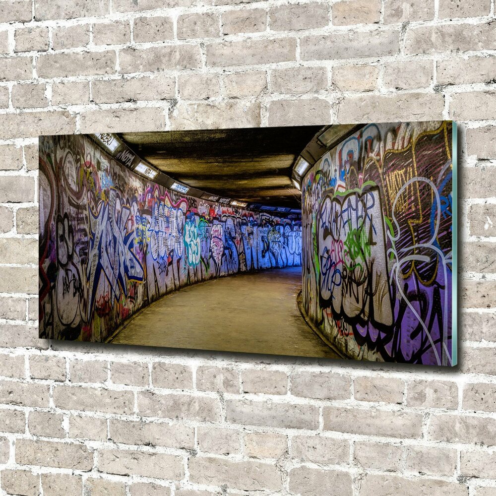Foto obraz akrylové sklo Graffini v metro