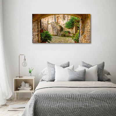 Foto obraz akrylový na stěnu Italské uličky