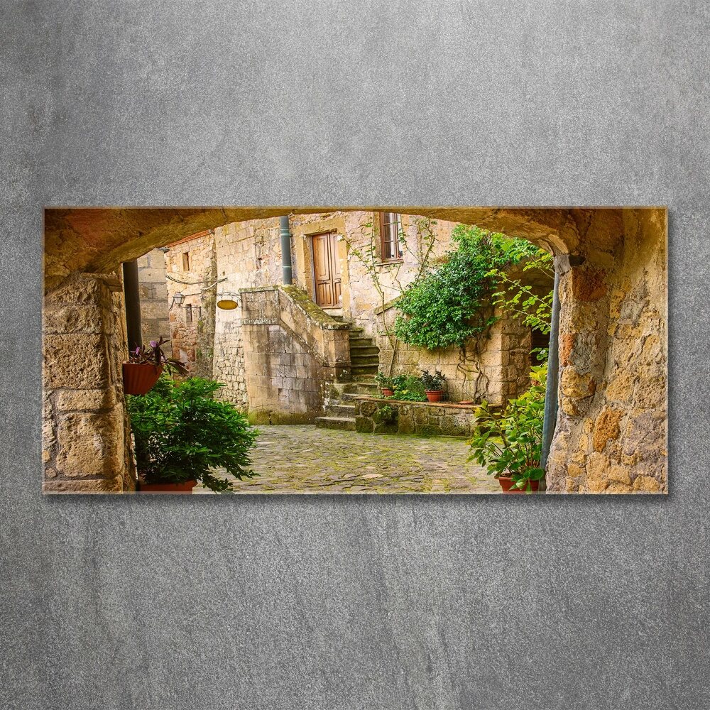 Foto obraz akrylový na stěnu Italské uličky