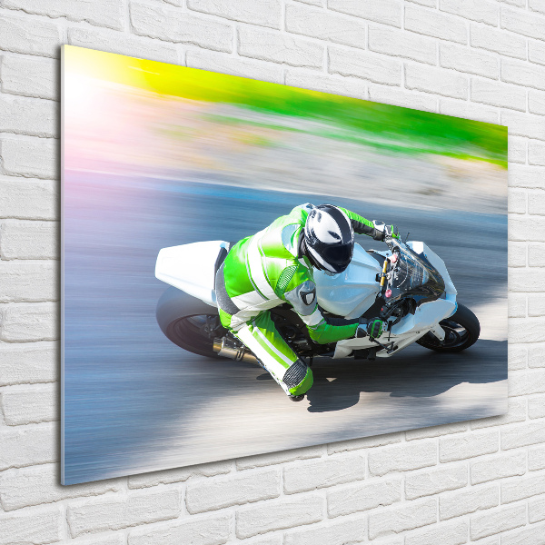 Foto obraz akrylový do obýváku Motorkářský závod