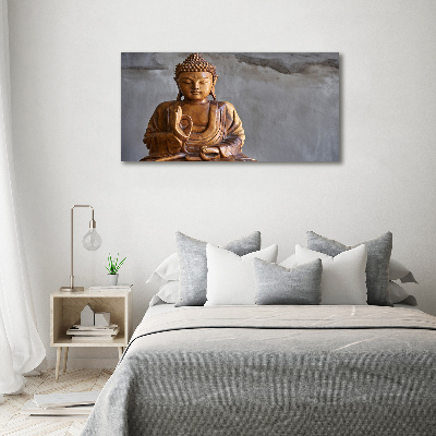 Foto obraz akryl do obýváku Dřevěný budha