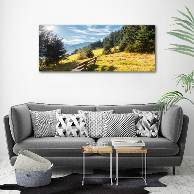 Foto obraz akryl do obýváku Podzim v horách