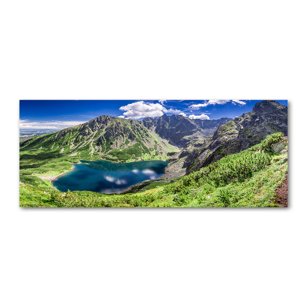 Foto obraz akrylový na stěnu Černé jezero Tatry