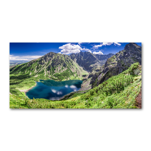 Foto obraz akrylový na stěnu Černé jezero Tatry