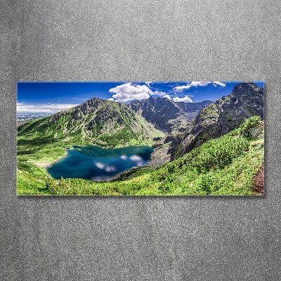 Foto obraz akrylový na stěnu Černé jezero Tatry