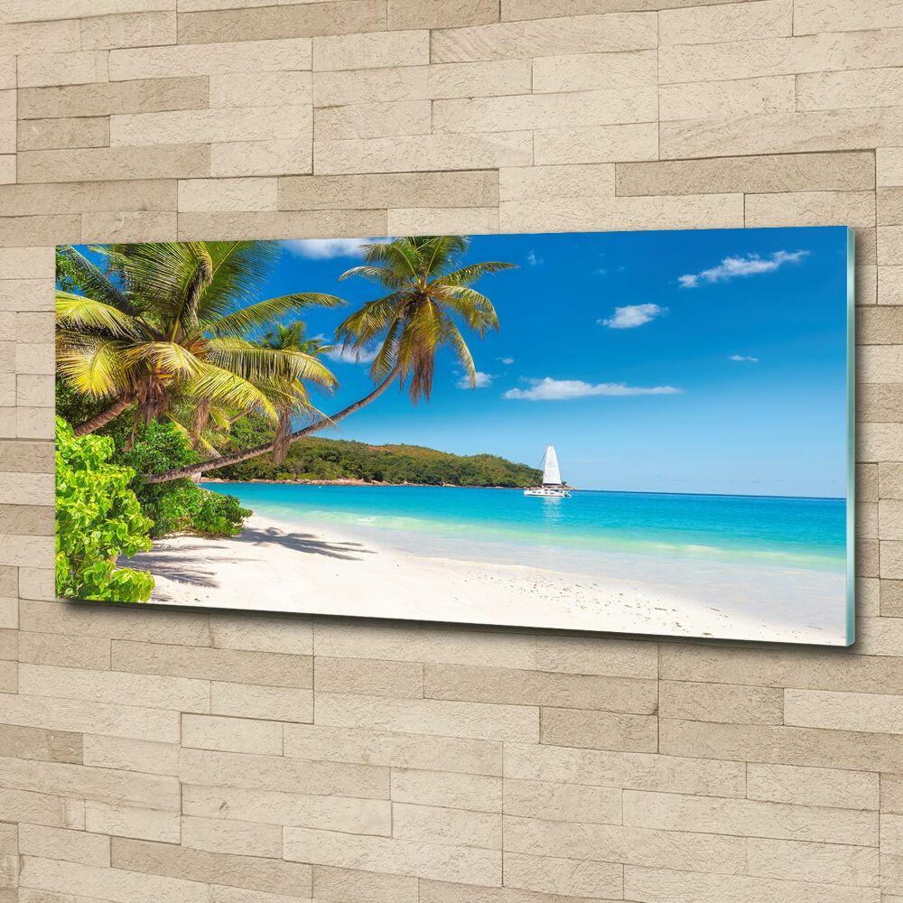 Foto obraz akryl do obýváku Tropická pláž
