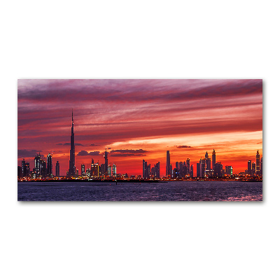 Foto obraz akrylový na stěnu Západ slunce Dubaj