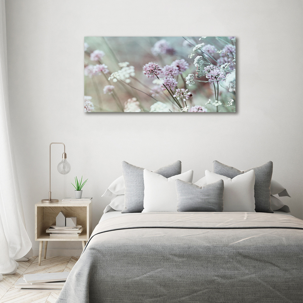 Moderní obraz fotografie na akrylu Divoké květiny