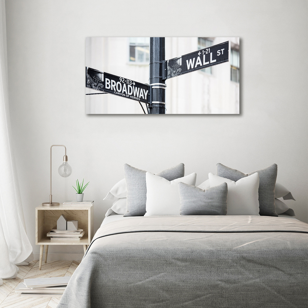 Foto obraz akryl do obýváku Wall Street značka